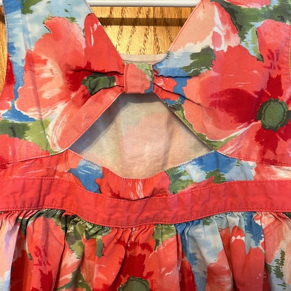 Gymboree BURST OF SPRING Watercolor Flower Dress Sz 7 - Picture 3 of 4